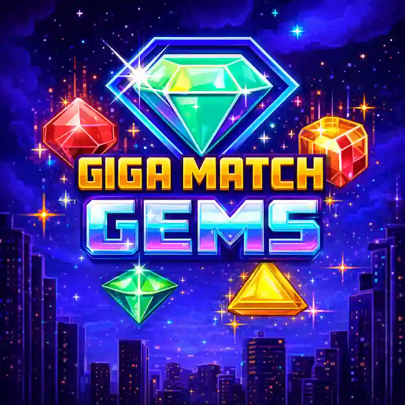 Giga Match Gems Slot Game Banner